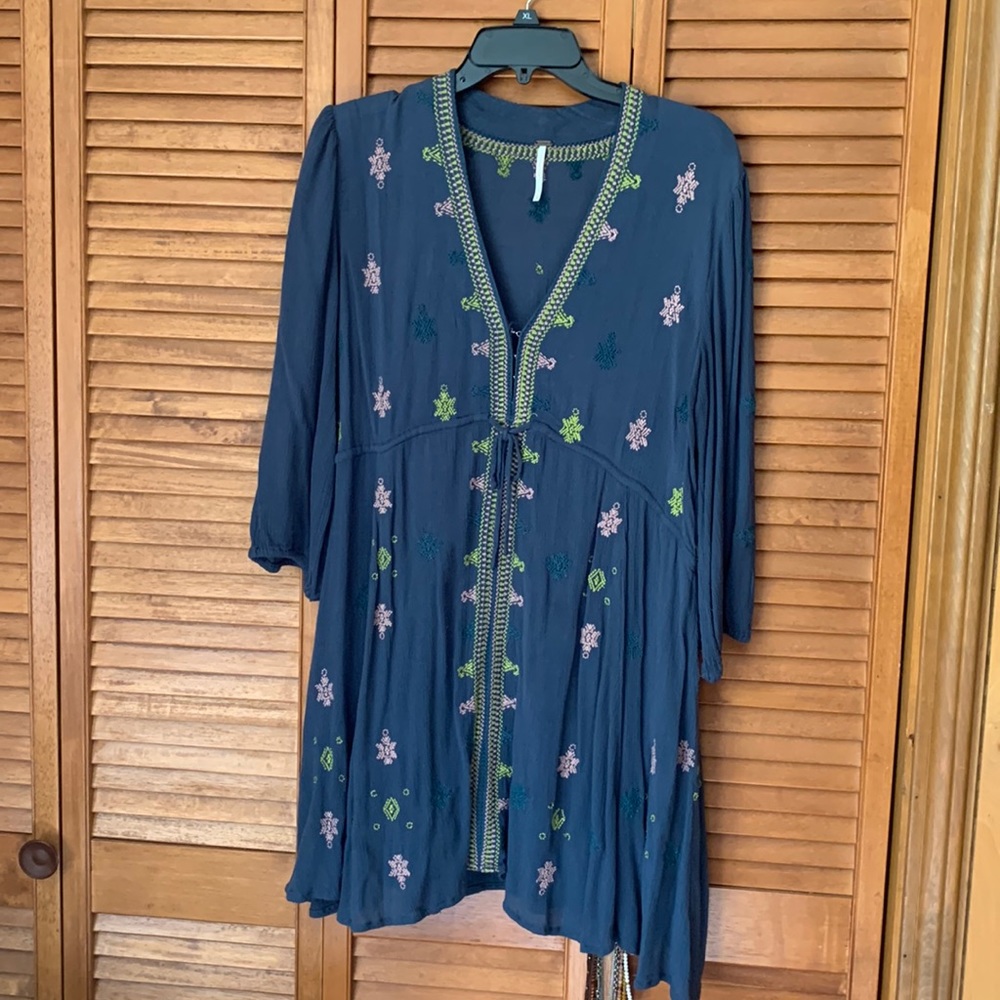 Free People embroidered dress